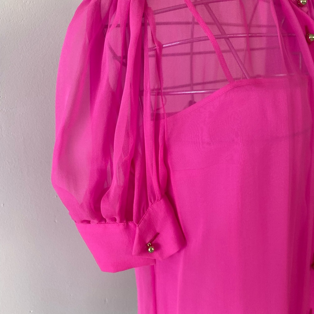 Emilio Pucci pink blouse with lining - Picture 3 of 8